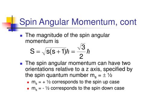 7: Orbital Angular Momentum and Spin .